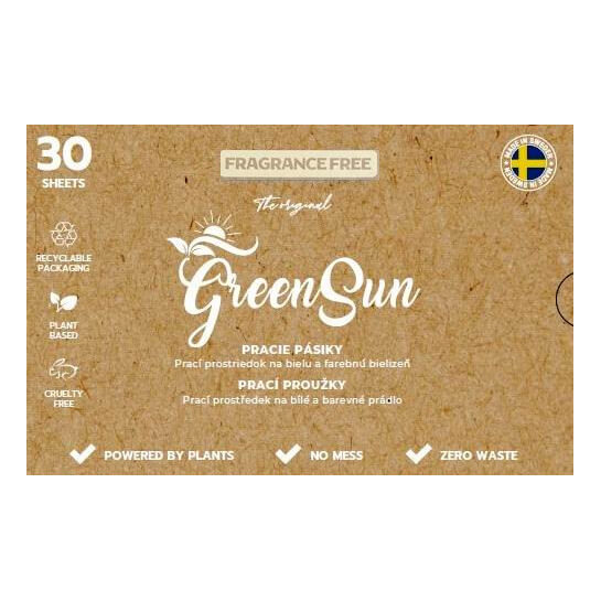 Pracie pásiky GreenSun 30 – Fragrance free Pracie pásiky GreenSun 30 – Fragrance free